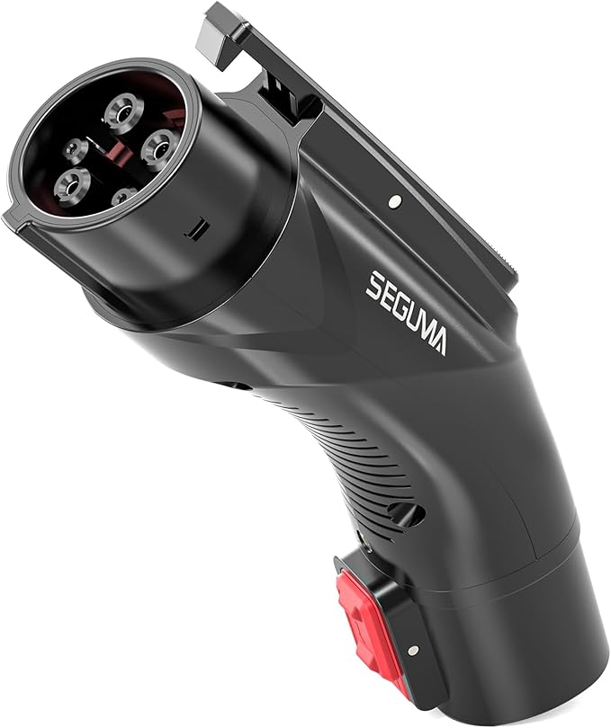 EV Charging Adapter for Tesla to J1772, Up to 60Amp with Safety Lock, IP65, Portable J1772 Tesla Adapter, Compatible with Tesla Mobile Charger Wall Connector Destination Chargers for All J1772 EVs