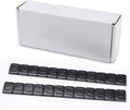 1/4 Oz Black Stick on Wheel Weights (1box，576pcs,144oz), Adhesive Backed Wheel Weights for Cars, Trucks, SUVs, Motorcycles, Low Profile