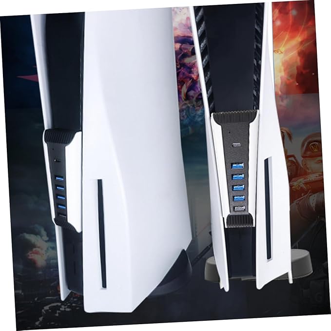 Homoyoyo USB Hub Port USB Expander Supports Multiple Devices for Keyboard Mouse and Controller Charging