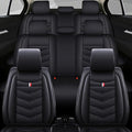 Car Seat Cover 7 Seats for Ford Explorer 2000-2025, Waterproof Durable Compatible Airbag, Premium Leather Seat Protector(7 Seats Standard,Black)