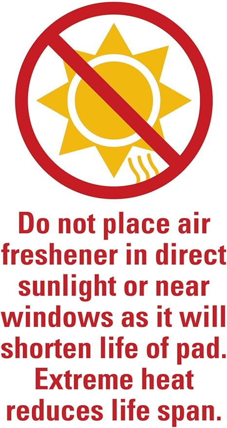 Individually Wrapped - Professional Car Air Freshener Pads - Remove Smells & Add Ambience (15 Per Pack) (Lemon Squeeze)