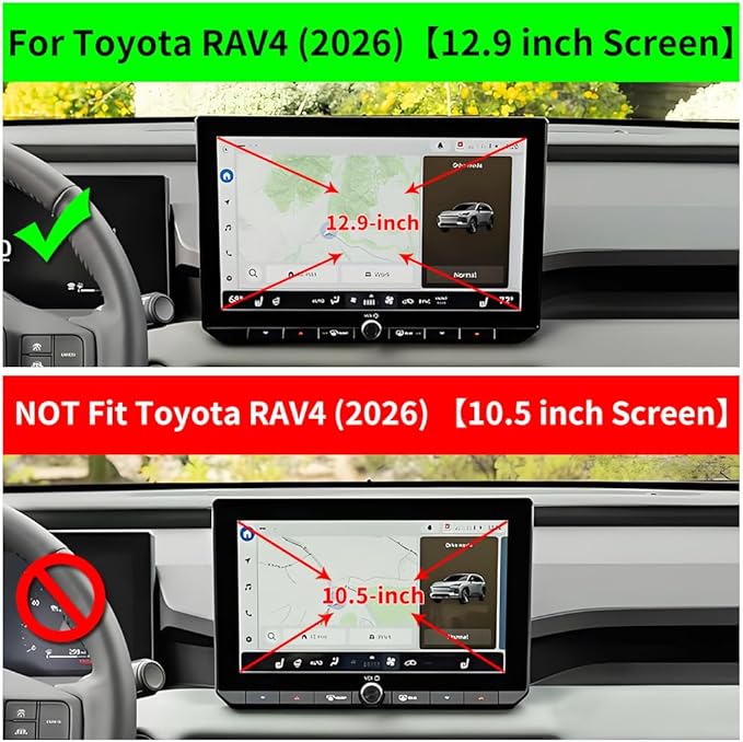 Car Magnetic Phone Mount for 2026 Toyota RAV4 Hybrid [XSE/Limited] and RAV 4 Plug-in Hybrid：[XSE/GR Sport] Auto Accessories Best Cellphone Holder Cell Phones Navigation Charging Screen Stand