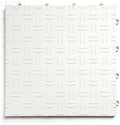 GarageTrac Diamond, Durable Interlocking Modular Garage Flooring Tile (12 Pack), White