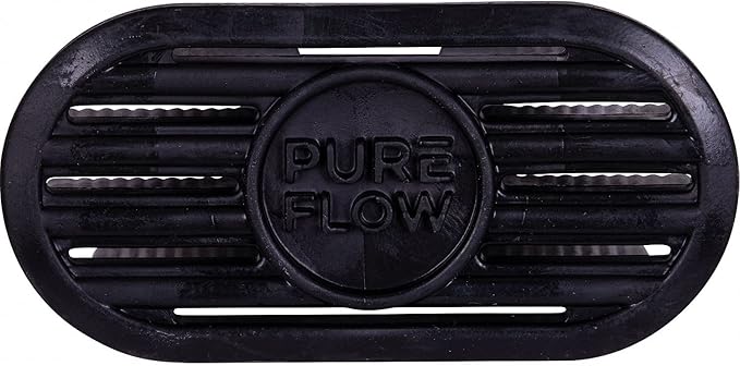 PUREFLOW Cabin Filter Air Freshener with Odor Eliminator - Fits on Most Car, Truck, and SUV Cabin Air Filters - Black Rock (Pack of 2)
