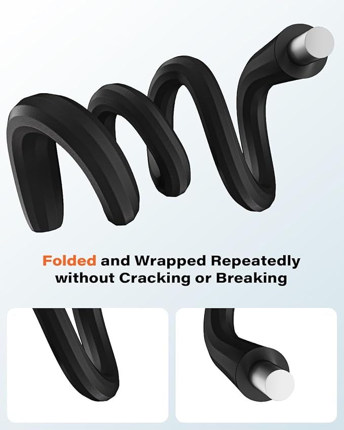 A2C Flexible Gooseneck Phone Holder for iPhone Magsafe, Long Arm Gym Magnetic Phone Holder for Treadmill Peloton, Portable Fitness Home Gym Accessory, Phone Mount for Stroller/Shopping/Golf Cart/Desk