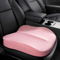 Hovom Car Seat Cushion, Wedge Memory Foam Car Cushion for Driving Seats, Non-Slip Adult Booster Seat Cushions Pad for Driver, Raise Height to Improve Driving Vision & Tailbone Pain Relief (Pink)
