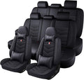 Car Seat Cover 8 Seats for Hyundai Palisade 2020-2025, Durable Wear Resistant Waterproof Sport Seat Cover, Breathable No Odor Premium Leather Vehicle Seat Covers.(Luxury,Black)