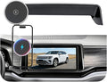 Magnetic Phone Holder for Volkswagen Atlas (2024 2025 2026, 12inch) / VW Altas Cross Sport, 15W Wireless Car Charger for iPhone & Samsung, 360 & Hands Free, with Storage Box, New Car Accessories