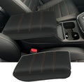 Center Console Cover for 2023 2024 2025 Honda CR-V LX/EX/EXL/Sport/Sport-L/Sport Touring Hybrid, Armrest Lid Cushion Leather Protector Interior Accessories (Black/Extra Thick)