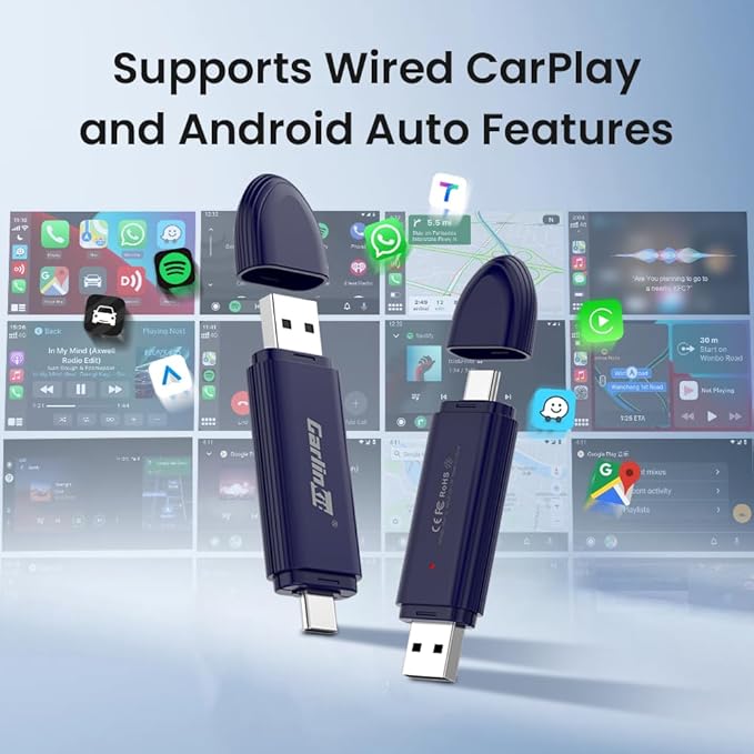 Carlinkit 5.0 SE Pro Wireless Android Auto & CarPlay Adapter,Convert Wired to Wireless for OEM Vehicles (Model Year: 2015 to 2026) Compatible with Wired CarPlay & Android Auto Cars
