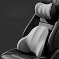 Car Headrest Lumbar Support Cushion for Toyota Corolla Cross 2022 2023 2024, Ergonomic Car Seat Headrest Cushion for Neck Back Pain Relief Memory Foam Breathable Removable Cover for Office Chair Car