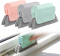 Magic Window Track Cleaner, Window Groove Cleaning Brush Tools Set, Cleaner Brushes for Window lides Gaps Tile Lines Shutter Slats Car Vents & Narrow Gaps (3PC Mix)