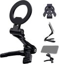 Magnetic Tripod Mount Adapter with 1/4" Threads & Multi-Angle Arri Holes, MagSafe Compatible Stand for iPhone 16 Pro Max, 15 Plus, 14, 13, 12 Mini - ME60 (MT-60)