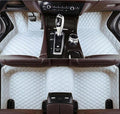 Custome Car Mats Accessories All Weather Floor mats Compatible with Automotive Floor Mats Passenger car mats (White)