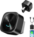 KAIY Wireless CarPlay Adapter for iPhone, 2-in-1 Android Auto Wireless Dongle for Wired Cars, Compatible with Apple CarPlay & Android Auto, No Lag USB A/C Plug & Play Stable Connection