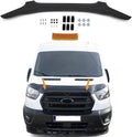 Hood Deflector Guard Fits Ford Transit 2019-2025 | Bug & Bonnet Shields, Protects from Particles & Bug, All Weather - Durable - Easy assembly without Drill