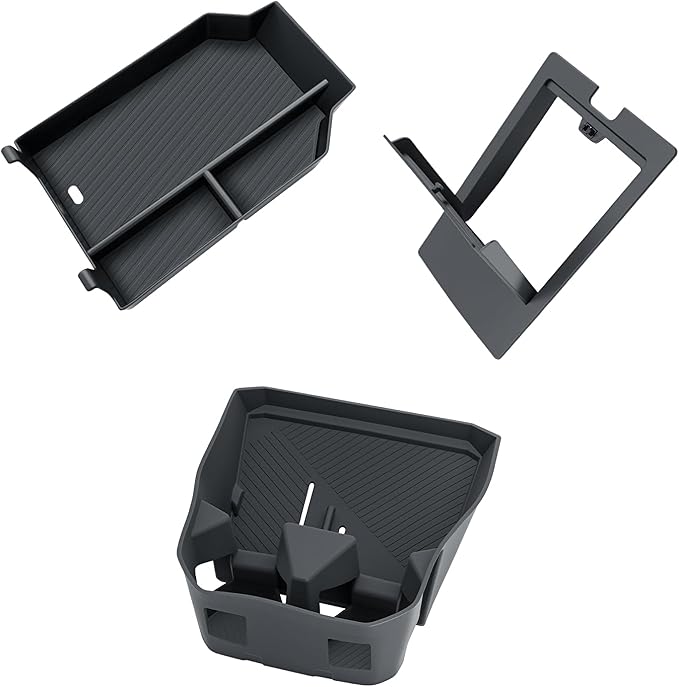 BIBIBO 3Packs 2025 2026 X3 G45 Center Console Organizer for 2025 2026 BMW X3 G45 (30 xDrive/M50 xDrive) Console Trays+ Insert Cup Holder Organizer + Armrest Hiddlen Storage Box