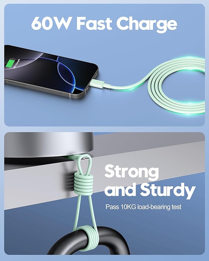 20W Fast Charger for iPhone 17/17 Pro Max/Air/17e/16/16 Pro Max/Plus, iPad Pro 13/12.9/11 inch, iPad 10th/Mini 6, AirPods, 2Pack USB C Wall Charger Type C Fast Charging Block with 3FT USB C to C Cable