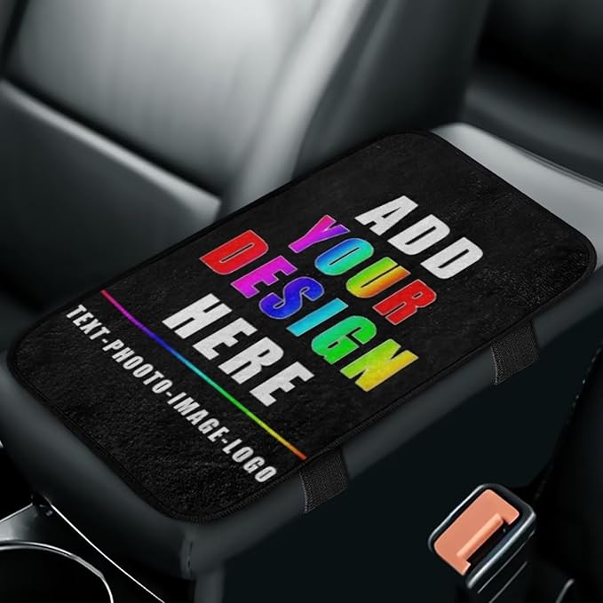 Custom Console Cover Armrest Pad Warm Non-Slip Armrest Cover for Car Easy Install Full Coverage Armrest Cover Center Console Cushion Compatible with Cars,SUV,Trucks