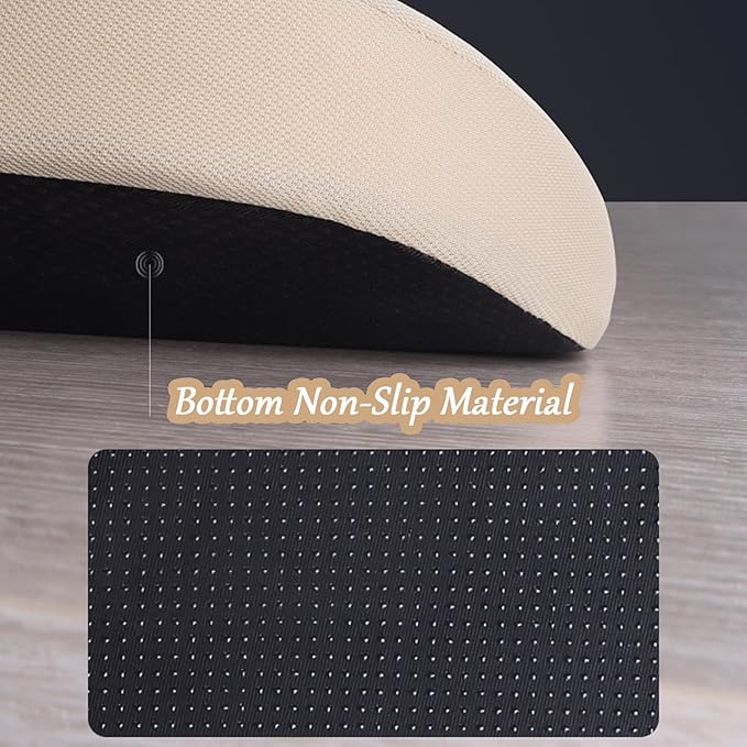 2 in 1 Wedge Car Cushions for Driving - Adult Booster Seat for Car to Raise Height - 3.5 Inches Memory Foam Driver Seat Cushion Lumbar Support for Car Truck Seat,Grey