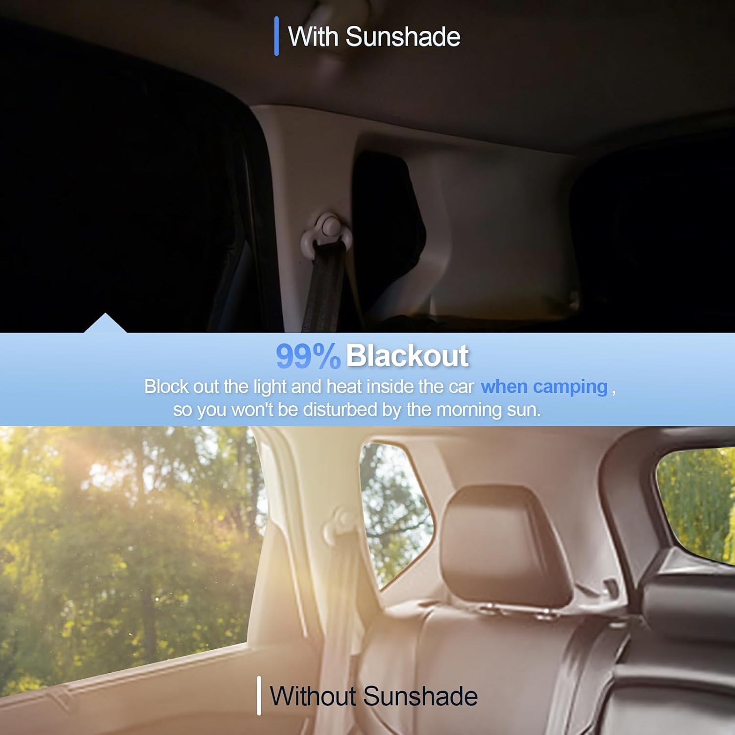 5pcs Car Window Shades for GMC Sierra 1500 2500 3500 (SLT, AT4, Denali) 2019-2025 Accessories,Windshield Side Rear Full Sunshade,Sun Visor UV Blocking, Privacy Protection for Camping Outdoor