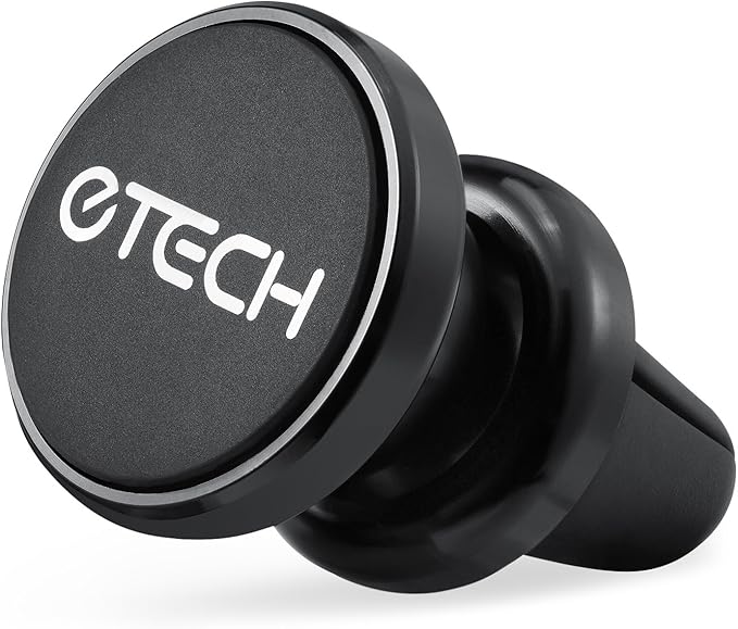 eTECH Magnetic Phone Car Mount Holder, Magnetic Mount Universal Air Vent (Black)