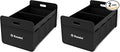 K KNODEL Car Trunk Organizer, Foldable Organizer for Car, Automotive Consoles & Organizers, Storage with Reinforced Handles (Small, Black) (Pack of 2)
