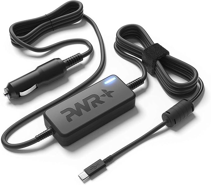 USB-C CAR Charger for Dell Latitude 3410 3510 3540 3550 5320 5420 5430 5440 5530 5540 5550 7320 7420 7430 7440 7450 Pro Rugged 14 16 Plus Laptop DC Adapter - UL Safety, Long Power Cord, Fast Charge