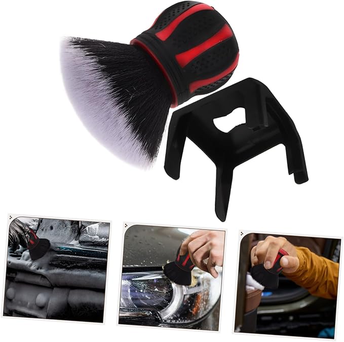 GLEAVI 4pcs Car Vent Cleaning Brush Multifunctional Soft Bristle Detailing Tool for Automotive and Interior Stable Grip for Easy Cleaning