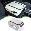 Center Console Armrest Cover Protector Pad Compatible with Toyota Tundra Sequoia 2022-2025 Leather Car Console Armrest Seat Cushion Waterproof Armrest Cushion Lid Interior Accessories (Style H)