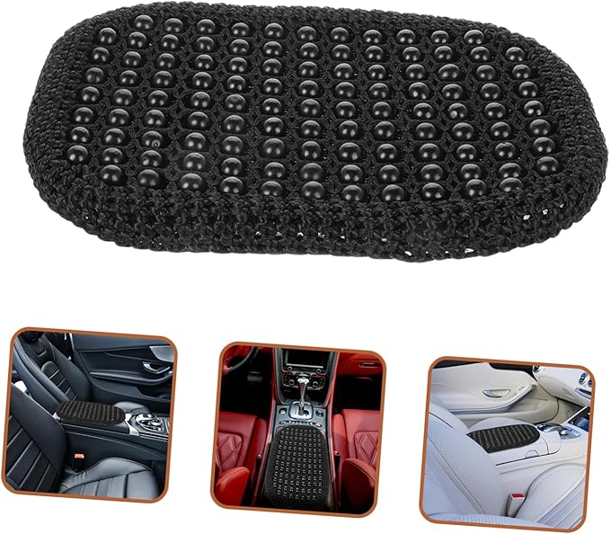 Car Armrest Cover Pad - Breathable Cushion for Center Console Fit for Vehicles Sleek Minimalist Design Easy Installation Material