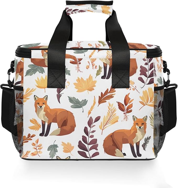 Cooler Bag Insulated Picnic Bag Large Lunch Box Reusable Tote Bag Soft Sided Portable Beach Cooler Grocery Camping