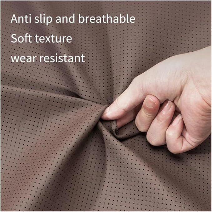1/2PCS PU Leather Car Neck Pillow & Lumbar Support Cushion, Breathable Universal Seat Headrest Waist Pad, Soft Support Cushion for Daily Driving and Travel(B Style backrest)