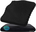 Gel Seat Cushion for Long Sitting Pressure Relief (Super Large & Thick) - Non-Slip Gel Chair Cushions for Back,Sciatica,Tailbone Pain Relief - Seat Cushion for Office Desk Chair,Car Seat,Wheelchair