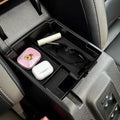 Zxiaochun Center Console Tray Compatible with 2025 2026 Ford Bronco 4-Door Accessories, Full Size Console Armrest Box Organizer, ABS Plastic Black (NOT for Manual & 2-Door & Sport Model)