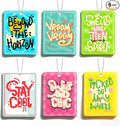 6 Pack Car Air Freshener Hanging Cute Car Accessories For Women Automotive Air Fresheners Stay Cool Car Accessories for Teen Girls Ocean Scent Small Gifts for New Car Owner Teen