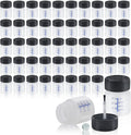 Lichamp Touch Up Paint Container, 50-Piece 1 oz Paint Touch Up Bottles with Brush, 1 Ounce (30ml) A150TP