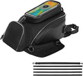 Motorcycle Tank Bag for Harley Davidson Road Glide Special, Strong Magnetic Waterproof Oxford Black Motorbike Quick Release Pannier Bag