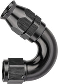 EVIL ENERGY 6AN 150 Degree PTFE One Piece Full Flow End Hose Fitting Aluminum Black