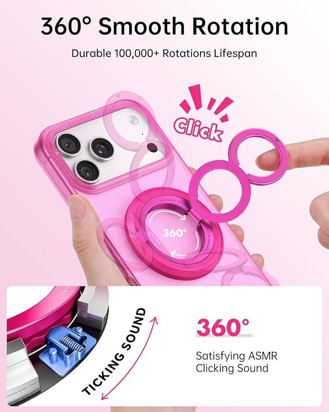 SYNCWIRE for MagSafe Phone Grip, Valentine's Galentine's Day Birthday Gifts for Her Women Mom Girlfriend Best Friends Sister Wife Teen Girl Magnetic Phone Ring Holder Kickstand