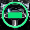 Cooling Steering Wheel Cover, Car Steering Wheel Cover, Anti-Slip Car Steering Wheel Protective Cover, Fit 12.6-16 Inch, for Car SUV Truck Van, for Women & Men (Green)