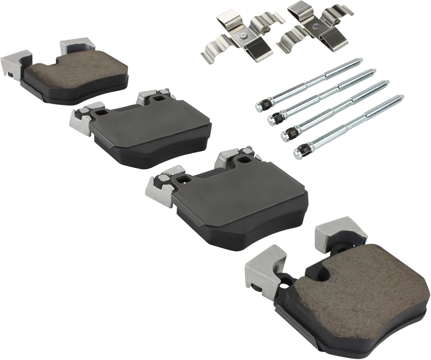 Premium Semi-Metallic Rear Brake Pads (1001-1372M) Replacement for BMW 130i 2010-2009, 135i 2013-2008, 135is 2013, 328i 2013