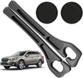 Car Seat Gap Filler Organizer Compatible with Subaru Outback Accessories Seat Gap Plug Blocker with Storage Slot Non-Slip Car Cup Holder Coaster Black