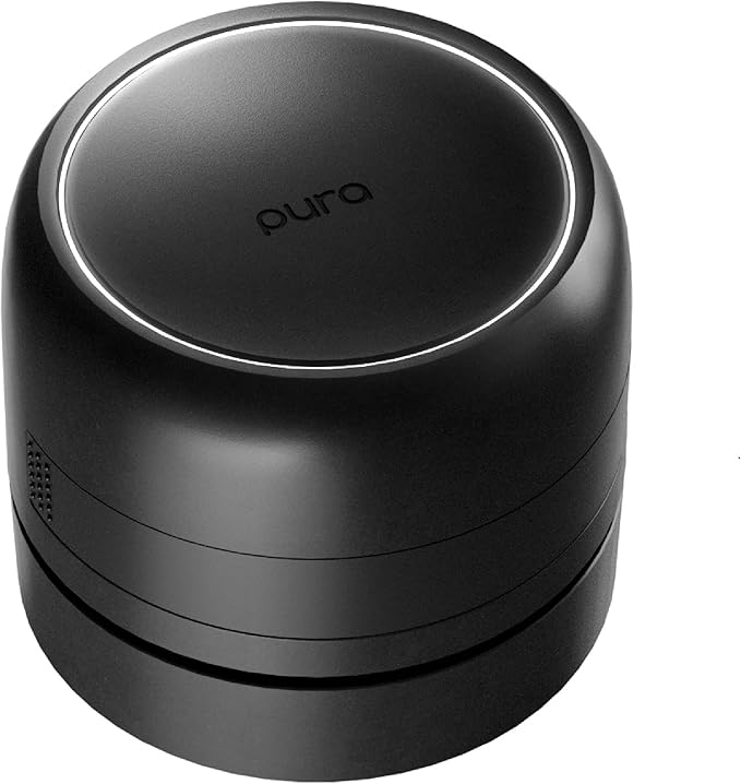 Pura Car Pro - Smart Fragrance Diffusion - Rechargeable & Cordless Fragrance Diffusion - Portable Smart Car Diffuser with USB-C Cable - Start & Stop Accelerometer Detects Motion - Diffuser Only