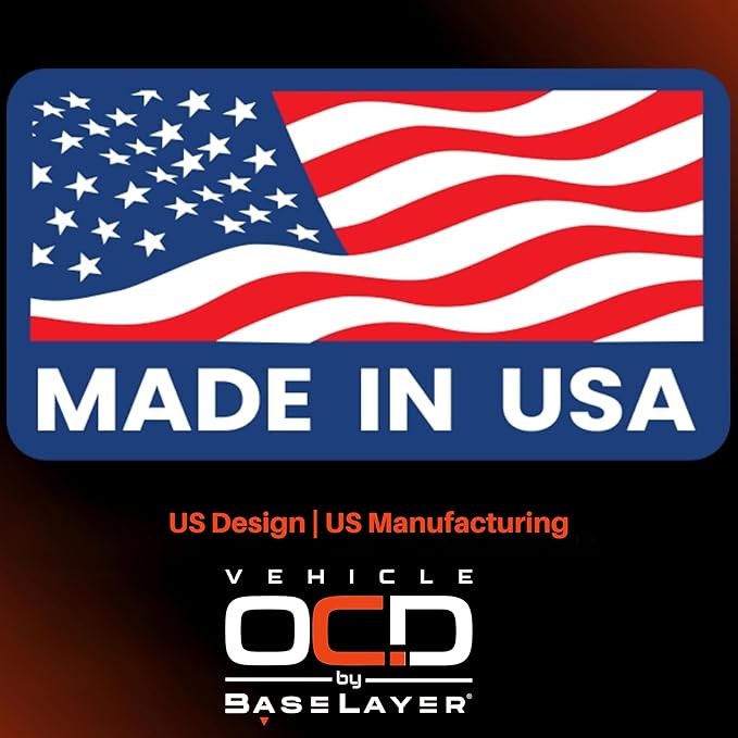 Vehicle OCD - Center Console Organizer for Ford F150 (2009-2014) (Floor Shift w/Bucket Seat Only)(Without USB, RCA, 12V in Front of Console) - Made in USA - SLX105
