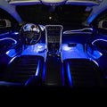 64 Colors Car Ambient Lighting Fiber Optic APP Control Multicoloured Music Car Atmosphere Decorative Lighting Kit 1W DC 12V-24V 5m