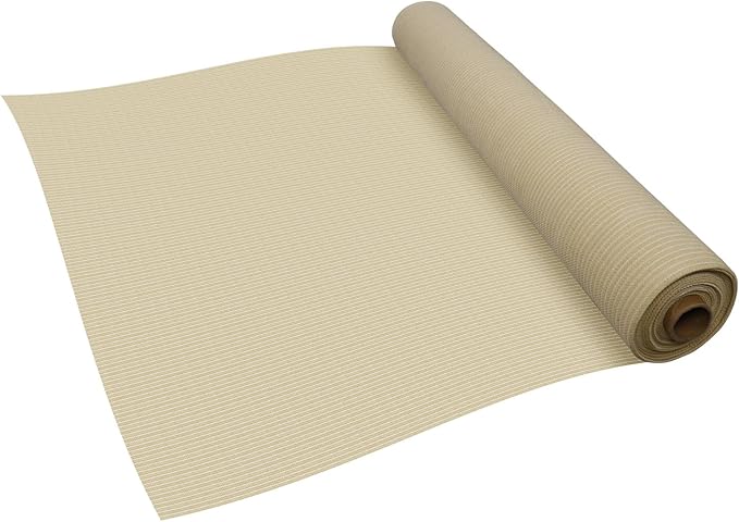 TANG Sun Shade Fabric Roll 8'x66' Shade Cloth for Garden Beige HDPE Mesh Shading Pergola Cover Replacement Canopy, 95% Blockage Sunshades for Outdoor Patio Backyard Plant