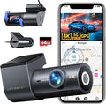4K Dash Cam Front and Rear, 5G WiFi & GPS & 64GB Card, 1.5" IPS Display Dash Camera for Cars, 4K+1080P Dual Car Dashcam with 24H Parking Mode, Night Vision, G-Sensor, Loop Recording, WDR, 170° Angle