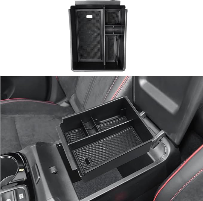 ECOZEN Center Console Organizer For 2022-2026 Hyundai Tucson Accessories - Armrest Box Organizer Tray Only Fit 2022-2026 Tucson With Automatic Transmission - NOT Fit 2025-2026 Tucson Limited/Hybrid