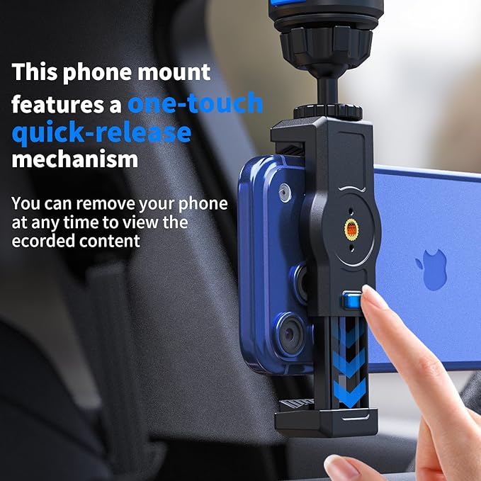 SOH Magnetic Suction Cup Car Phone Mount, 360° Rotation Stable Car Dashboard & Windshield Phone Holder Mount, Powerful Smartphones Suction Cup Car Holders Mount Hands Free for All Smooth Surface